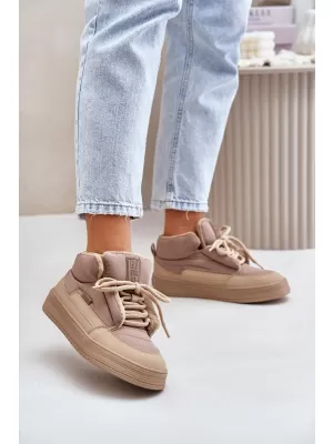 Oameni de zăpadă pentru femei BIG STAR SHOES OO274A532 BEJ
