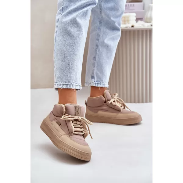  Oameni de zăpadă pentru femei BIG STAR SHOES OO274A532 BEJ 
