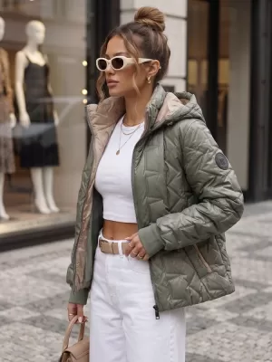 Geaca de dama DSTREET TY5778 VERDE