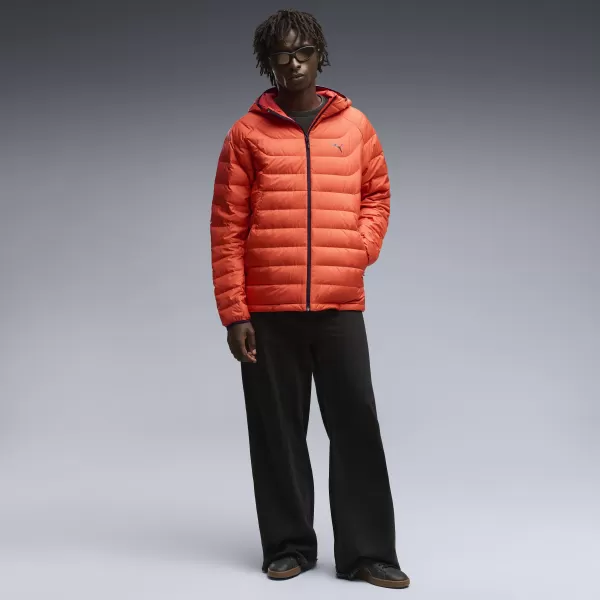  Palton pentru bărbați PUMA PACKLITE HOODED DOWN JACKET 68522121 FULGER ROȘU 