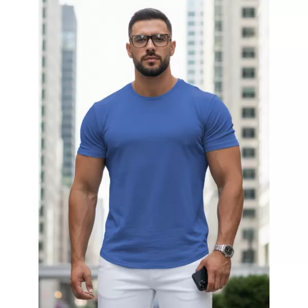  Tricou pentru bărbați DSTREET RX5688 ALBASTRU 