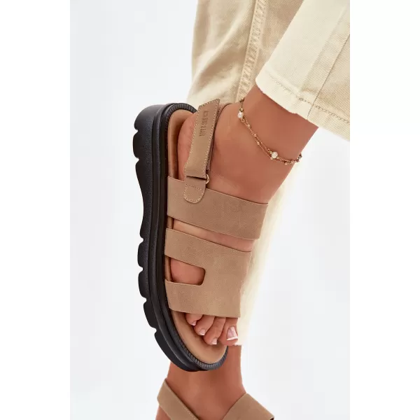  Sandale de dama BIG STAR SHOES TT274482 BEJ 