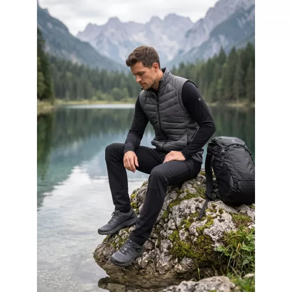  Vestă hibridă pentru bărbați MALFINI PREMIUM CROSS 557 ANTRACIT DESCHIS 