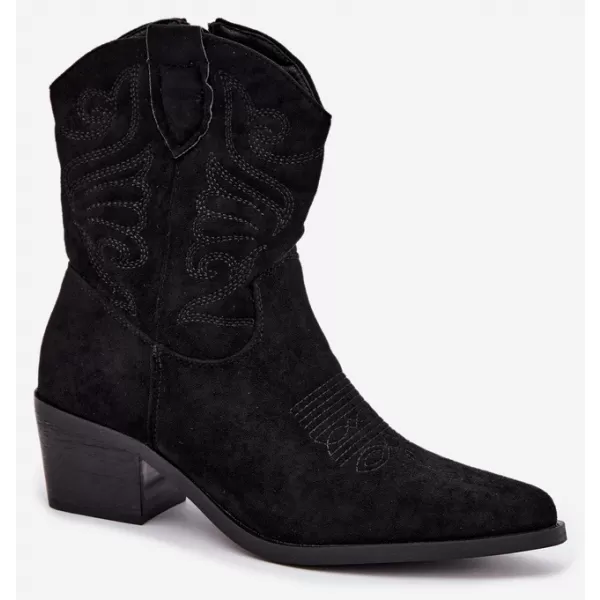  Botine de dama BOTO 6508 NEGRU 