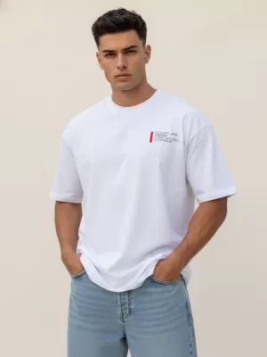 Tricou pentru bărbați DSTREET RX5302 ALB