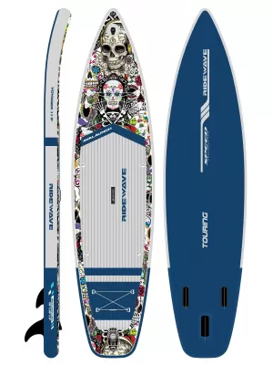 Placă cu vâsle RIDEWAVE NEW VOYAGER 11'6'' TOURING ALBASTRU ÎNCHIS