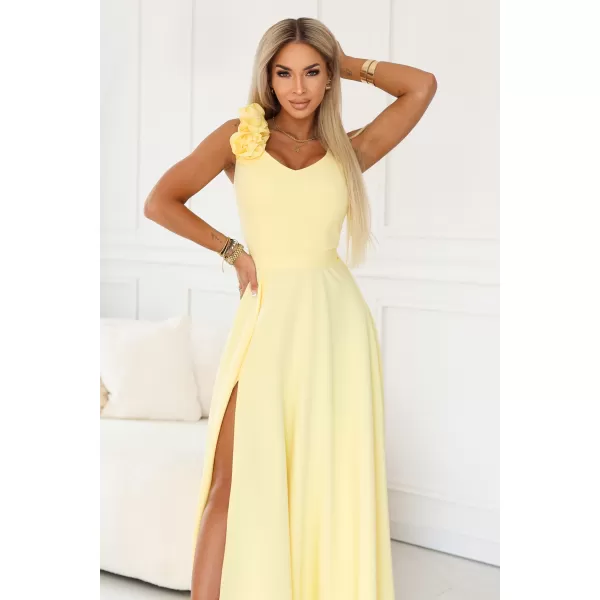  Rochie NUMOCO 643-5 GALBEN DE UNT 