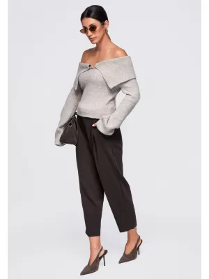 Pulover de dama OMBRE OW-SW-E0011 TAUPE