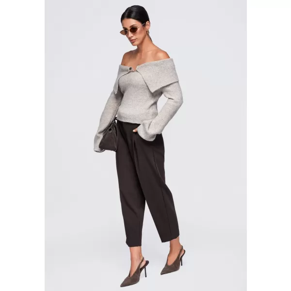  Pulover de dama OMBRE OW-SW-E0011 TAUPE 