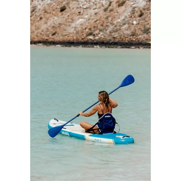  Placă cu vâsle SKIFFO RIVAGE LAGOON ALBASTRU/ALB 
