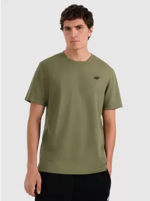 Tricou pentru bărbați 4F WAW25TTSHM2402 MĂSLINE