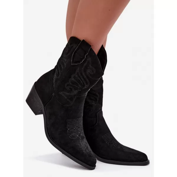  Botine de dama BOTO 6508 NEGRU 