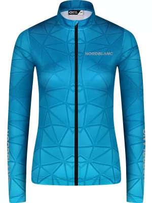 Tricou de ciclism pentru femei NORDBLANC VELOFLOW NBSLF8105 TURCOAZ