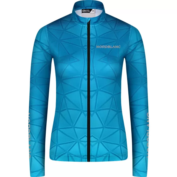  Tricou de ciclism pentru femei NORDBLANC VELOFLOW NBSLF8105 TURCOAZ 