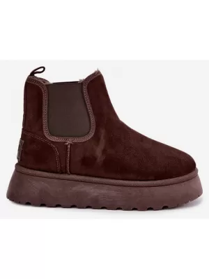 Pantofi de dama BIG STAR SHOES UU274174 UMBRE MARO/BEJ