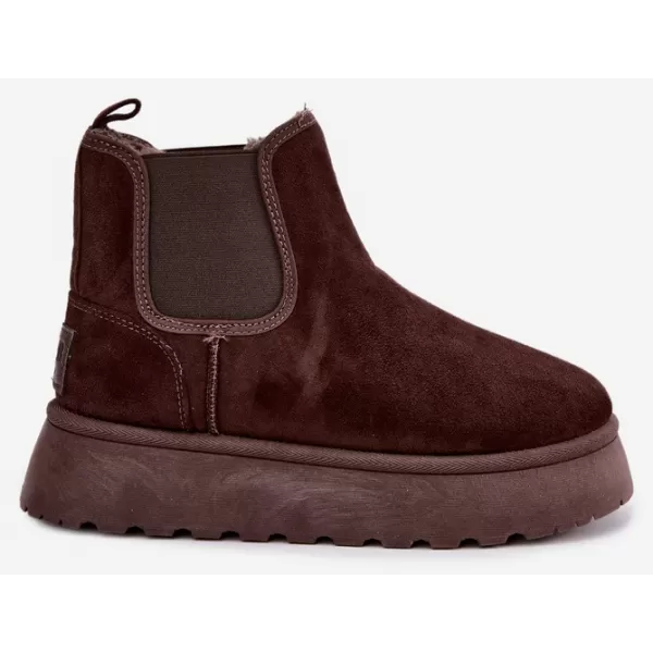  Pantofi de dama BIG STAR SHOES UU274174 UMBRE MARO/BEJ 