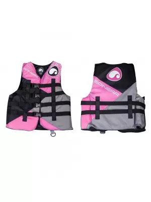 Vestă de înot SPINERA Deluxe Woman Nylon 50N ROZ