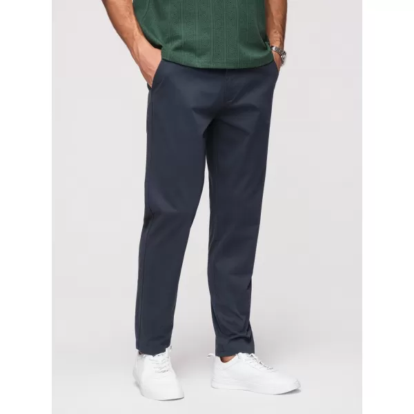  Pantaloni pentru bărbați OMBRE OM-PACP-0293 ALBASTRU MARIN 