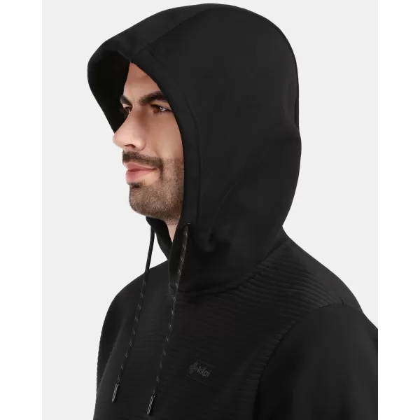  Hanorac pentru bărbați din fleece KILPI DELEG-M 1M0211KI NEGRU 