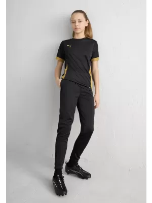 Cămașă sport pentru copii PUMA TEAMGOAL MATCHDAY JERSEY JR 70574828 PUMA NEGRU/PUMA AURIU/AURIU MAT