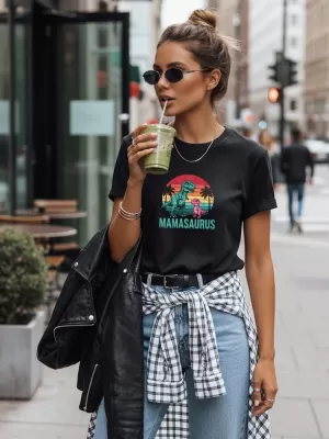 Tricou pentru femei DSTREET NX5027RY NEGRU