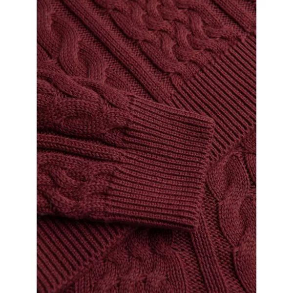  Pulover pentru bărbați OMBRE OM-SWSW-0191 BURGUNDIA 