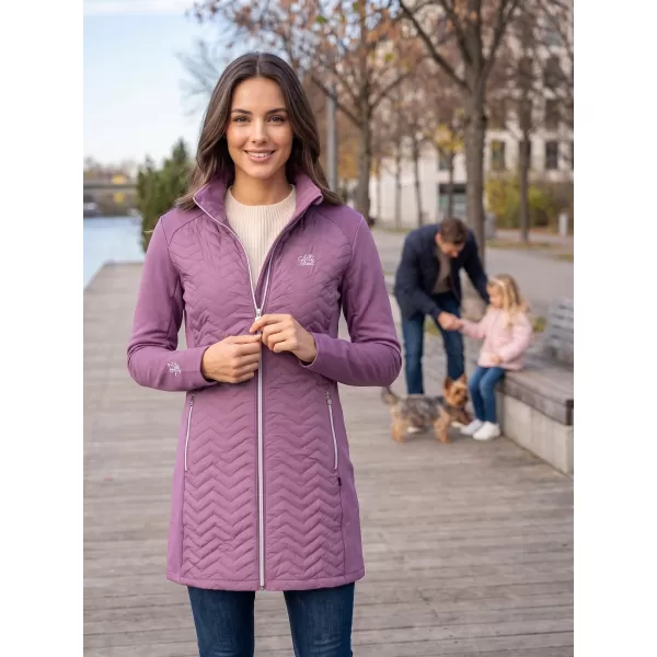  Palton hibrid de damă ALTISPORT IRYSA VIOLET 