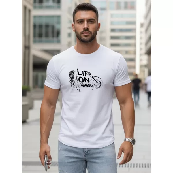  Tricou pentru bărbați DSTREET NX5016R-WH ALB 