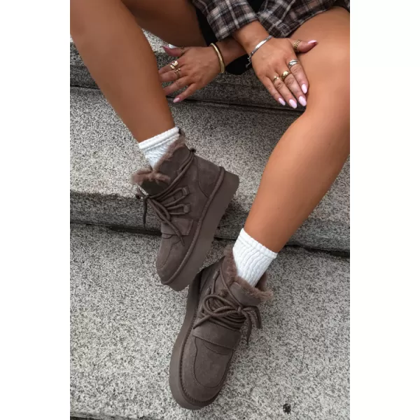  Pantofi de dama BIG STAR SHOES UU274315 UMBRE MARO/BEJ 