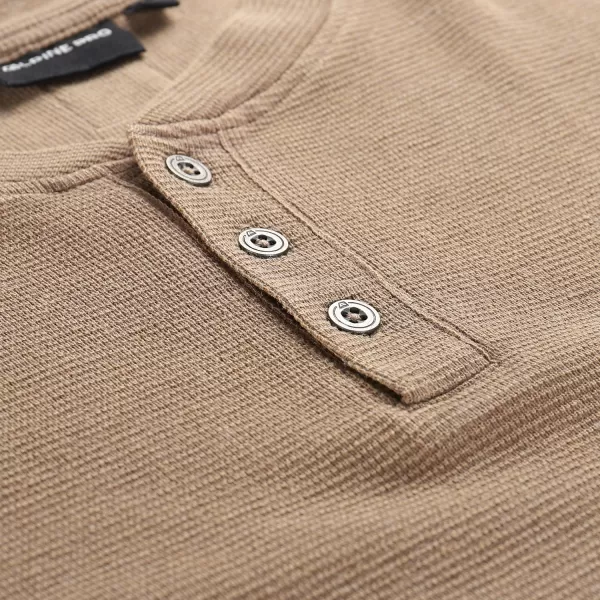  Tricou pentru bărbați ALPINE PRO THERMAL NUANȚĂ SEPIA 