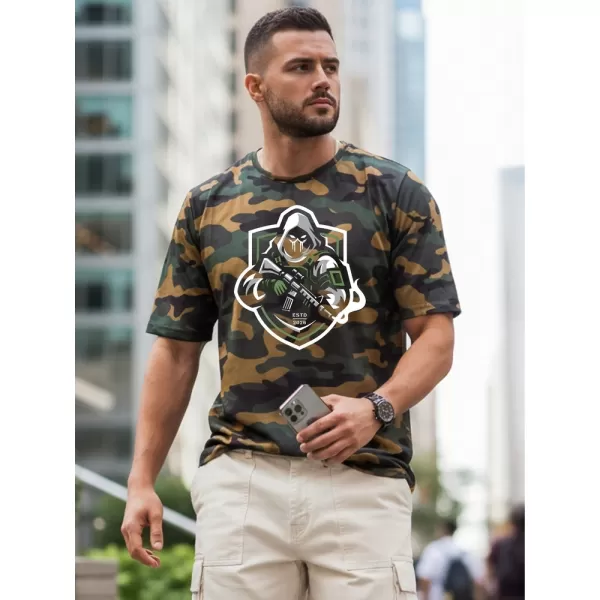  Tricou pentru bărbați DSTREET NX2003R-FG-M VERDE 