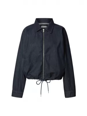 Geaca de dama URBAN CLASSICS TB8295 ALBASTRU CLĂTIT SPĂLAT