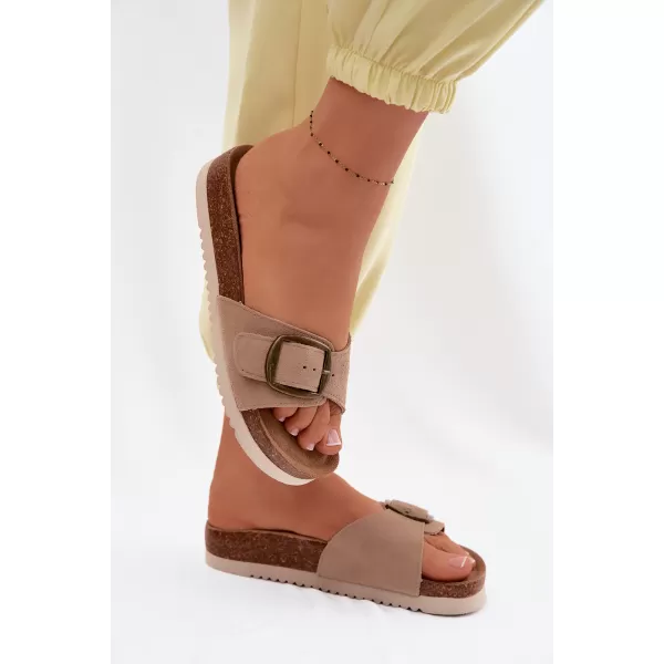  Papuci de damă BOTO 2833 KAKI 