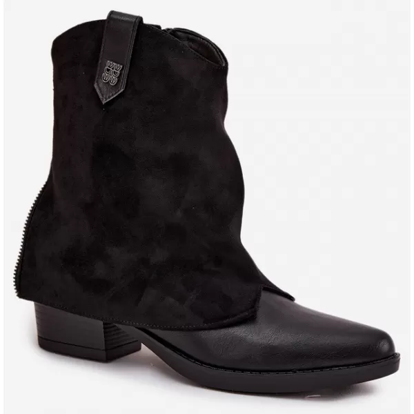  Pantofi de dama BOTO RMR2382-10 NEGRU 