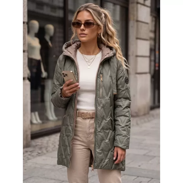  Geaca de dama DSTREET TY5770 VERDE 