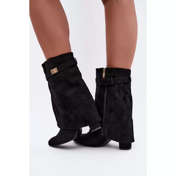  Botine de dama BOTO LA3116 NEGRU 