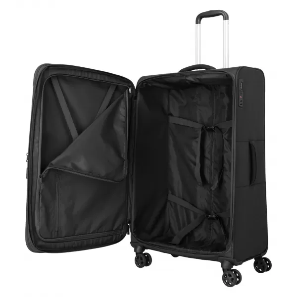  Valiză TRAVELITE Kick Off 4w L exp NEGRU 