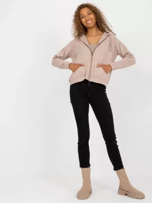 Hanorac de dama BASIC FEEL GOOD B-002.65 BEJ ÎNCHIS