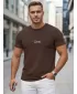 Tricou pentru bărbați DSTREET NX5125R-CH MARO