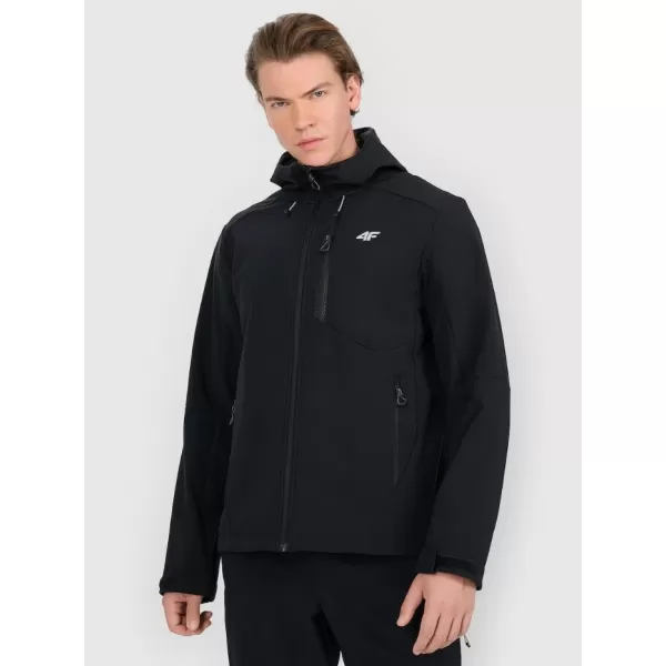  Jachetă softshell pentru bărbați 4F RAW25TSOFM506 NEGRU ADÂNC 