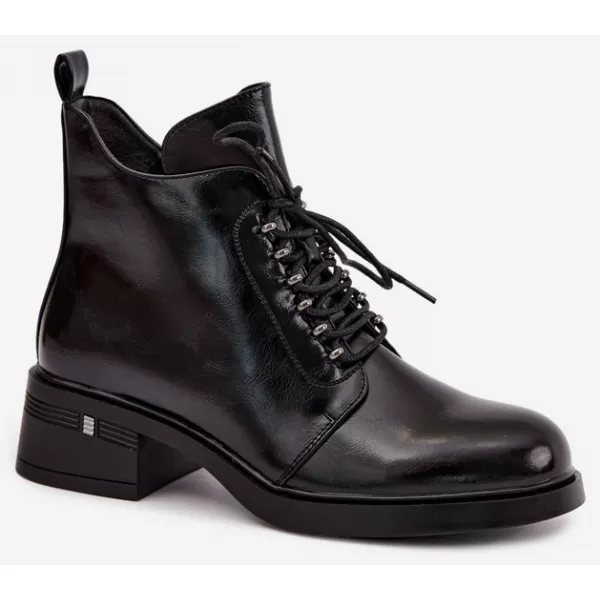 Botine de dama S.BARSKI HY62-8112 NEGRU 
