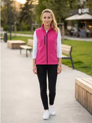 Vesta de dama fleece MALFINI EXIT W-525 MAGENTA