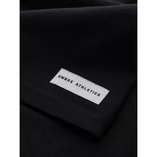  Tricou pentru bărbați OMBRE OM-TSPT-0297 NEGRU 