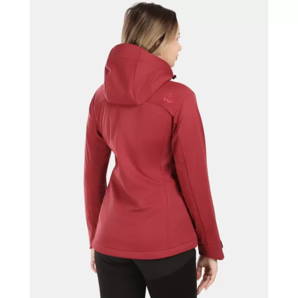  Jachetă softshell pentru femei KILPI ONTAVIA-W 1L0113KI ROȘU ÎNCHIS 