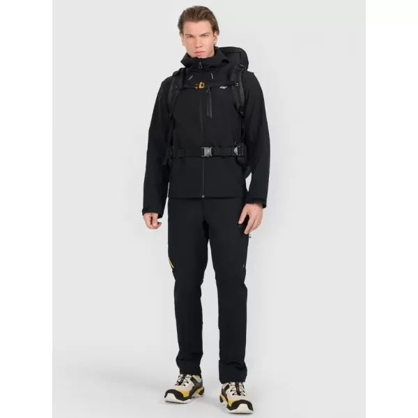  Jachetă softshell pentru bărbați 4F RAW25TSOFM506 NEGRU ADÂNC 