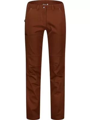 Pantaloni de dama din bumbac NORDBLANC VILLAGE NBSPL8367 MARO