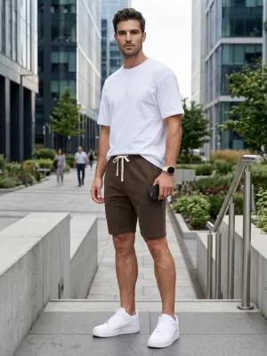 Pantaloni scurți pentru bărbați DSTREET SX2628 MARO