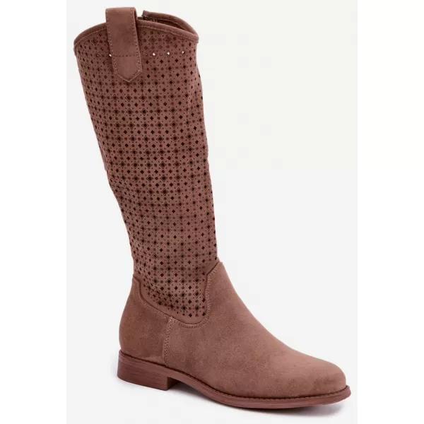  Cizme de dama S.BARSKI HY62-8144 CAFEA 