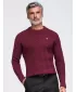 Pulover pentru bărbați OMBRE OM-SWSW-0190 BURGUNDIA