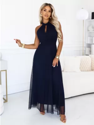 Rochie NUMOCO 662-3 ALBASTRU ÎNCHIS